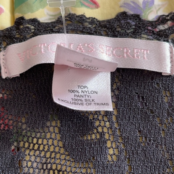 NWOT Vintage Victoria Secret black lace slip dress - Picture 7 of 8